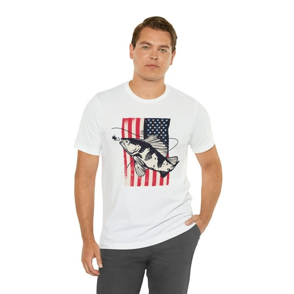 Men's Fishing Patriotic Fly Fishing Shirt