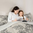 thumbnail image 4 of Homewish Countryside Flower 7-Piece Twin Bedding Sets,Rustic Botanical Floral Bedding Comforter Set,Black Gray Sheet Sets For Girls Teens,Ultra Soft Home Decor Reversible, 4 of 8