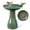 Kiln Glazed Blue, variant on BUYMAX 21.5 Inch Outdoor Ceramic Weatherproof Bird Bath- Kiln Glazed Blue