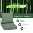 thumbnail image 5 of ARDEN earthFiber Outdoor Deep Seat Cushion Set (4-Pack), 22 in x 24 in, Weather-Proof, Rain-Proof, Fade Resistant Patio Cushion for Chair, Sofa, and Couch Sage Green Texture, 5 of 9