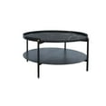 thumbnail image 5 of Miekor Furniture Randal Modern Round Black Metal Coffee Table W5U848, 5 of 5