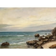 thumbnail image 3 of Grigori Ivanovitch Kapustin 18x14 Black Modern Framed Museum Art Print Titled - At the Coast, 3 of 5