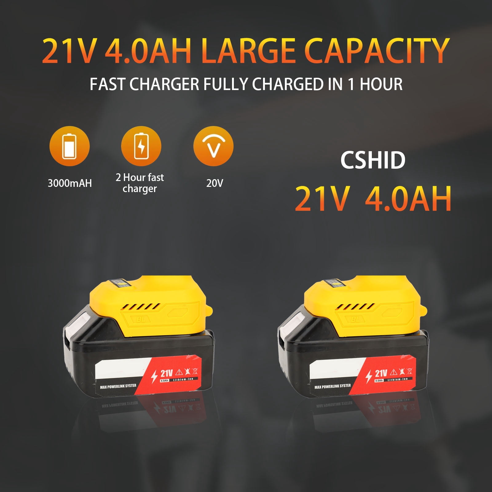 Cordless Impact Wrench 1/2", 21V Powerful Brushless Motor w/ 2-Mode Speed, Power Impact Wrench W/ 5 Sockets,8 Drill,8 Screws,  280 ft-lbs (280N.m), Includes 2 x 4.0A Batteries for Home Ca