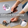 thumbnail image 4 of Cozy Den 23.8" x 23.8" Non Slip Rug Gripper Pads | Felt & Rubber| for Area Rugs & Tile Floors to Keep Your Rugs Safe and in Place | 10 Pcs - Nevada Gray, 4 of 7