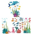 thumbnail image 2 of Sea World Wall Decals Removable Fish Style Stickers for Living Room, Bedroom or Nursery Ocean Life Peel Stick Wall Art, 2 of 5
