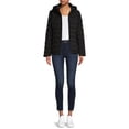 thumbnail image 3 of Time and Tru Women's and Plus Packable Stretch Zip Up Puffer Jacket, 3 of 5