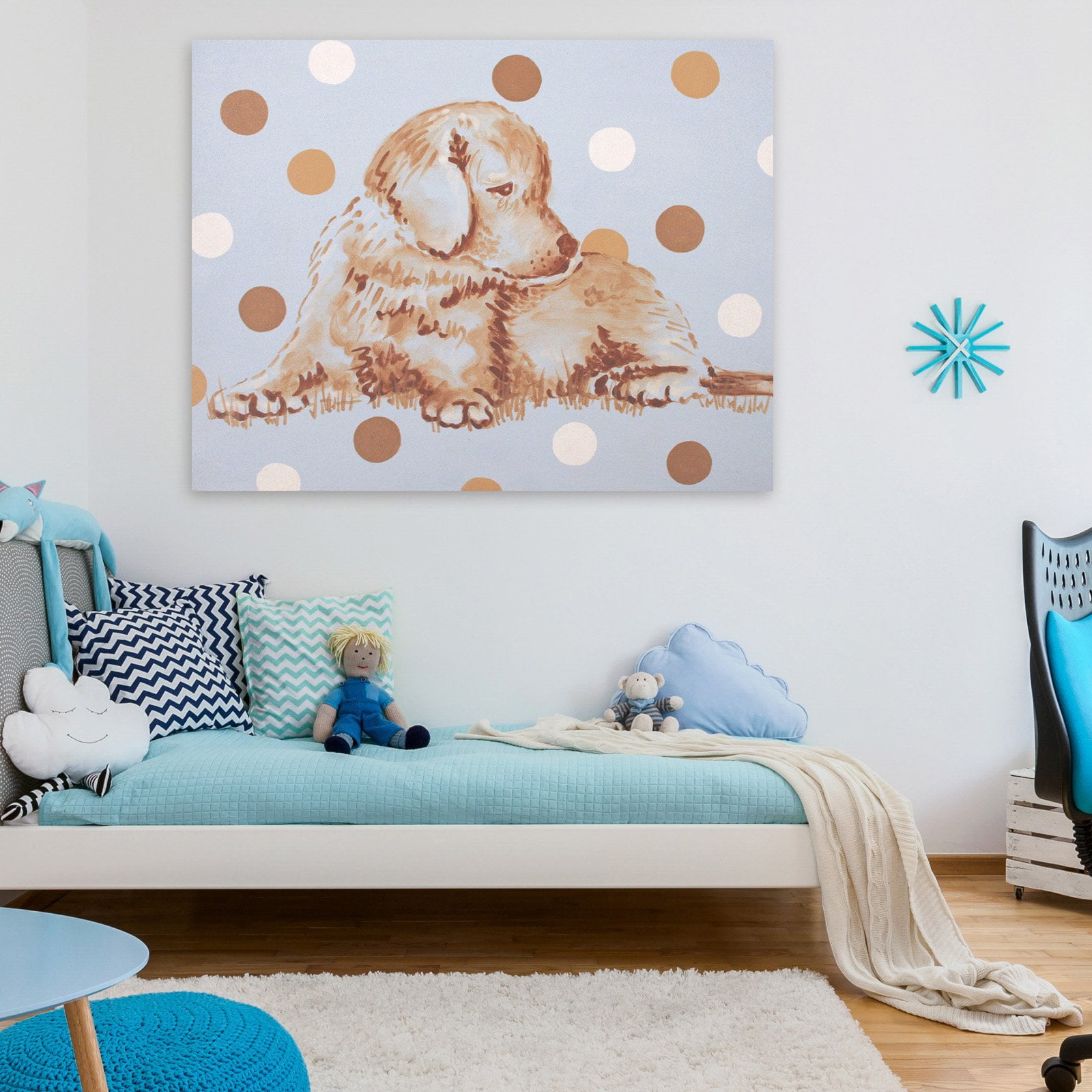 Marmont Hill Buddy Print on Wrapped Canvas