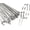 100, variant on Metal Zip Ties 15.8 Inch - 304 Stainless Steel Zip Ties Heavy Duty 100 count | Heavy Duty Self-Locking for Chain Link Fence | Rust-resistant & UV-resistant for Outdoor/Electrical/Farm (0.18"W)
