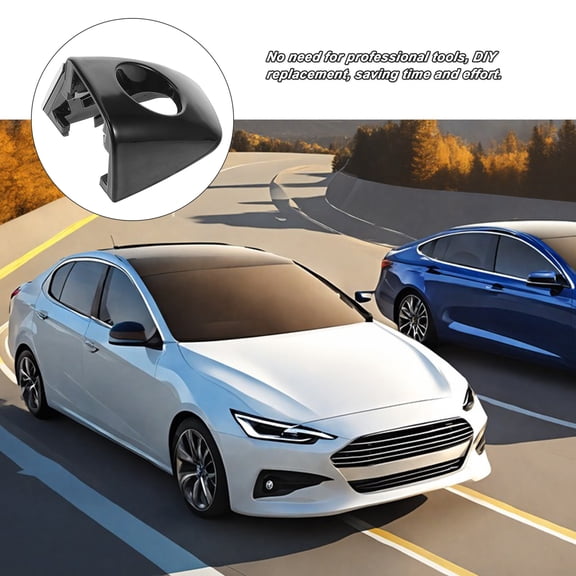 MOKKHNB Car Door Handle Cover Black Plastic Trim for Exterior with Weather Resistance and Simple Installation