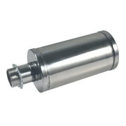 Mini Bike Exhaust Muffler Pipe with 3/4 Threaded For Mb200 GX160 GX200 196CC 212CC CT200U Mini Bike,Silver