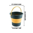 thumbnail image 4 of Foldable Bucket1PC,Portable Collapsible Tub for Car Washing, Camping & Outdoor Cleaning Durable Storage Container with Carrying Handle, 4 of 9