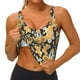thumbnail image 3 of Balery Mushrooms Honeycomb Sujetadores deportivos con espalda cruzada para mujer, acolchados, sin costuras, de alto impacto, ideales para yoga, gimnasio, entrenamiento y fitness.-, 3 of 8