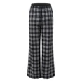 thumbnail image 6 of QGJZVUNL Women's Plaid Checkered Pants Baggy Sweatpants with Pockets Wide Leg Pajama Pants Size XL, 6 of 6