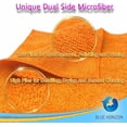 thumbnail image 3 of Large Microfiber Cleaning Towels, 36-Pack, Ultra Soft Plush Wash-Cloth, Professional Grade Premium Micro-Fiber Detailing Cleaning Cloths for Car, Household and Commercial (Orange, 16" x 16"), 3 of 12