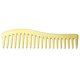 thumbnail image 1 of Peine de dientes anchos para cabello húmedo y seco, peine desenredante para cabello grueso o rizado, tono dorado., 1 of 5