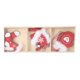 thumbnail image 1 of Bewildely 1 Juego de guantes colgantes de de Navidad, letrero de sombrero, adornos colgantes de puerta de árbol de Navidad de felpa blanca con Kits de decoración para fiestas Rojo Bewildely HA070070-01, 1 of 1