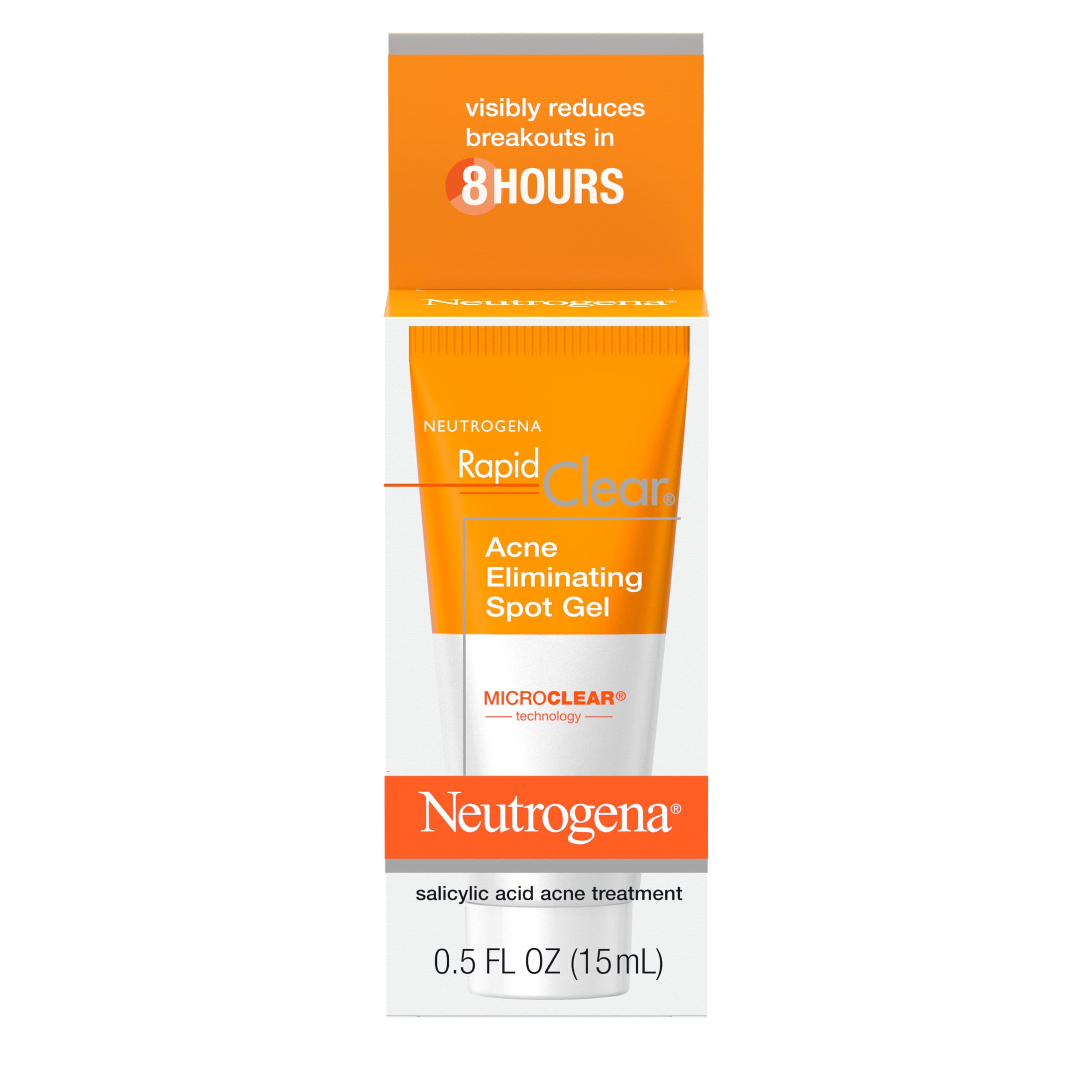 (4 pack) Neutrogena Rapid Clear Acne Eliminating Spot Treatment Gel, 0.5 fl. oz