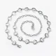 thumbnail image 5 of Cinturón/cadena de cintura con flores metálicas-Plata ER, 5 of 5