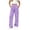 Purple, variant on RQYYD Girls Cargo Sweatpants Teen Kids Wide Leg Baggy Pants Elastic Waist with Pockets 5-14 Years