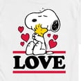 thumbnail image 3 of Peanuts - Love Snoopy Woodstock - Men's Short Sleeve Graphic T-Shirt, 3 of 6