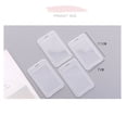 thumbnail image 4 of 20PCS Transparent ID Badge Holder Plastic Frosted Name Tag ID Holder (White), 4 of 5