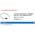 thumbnail image 2 of License Lamp Connector - Compatible with 1994 - 2001 Dodge Ram 1500 1995 1996 1997 1998 1999 2000, 2 of 2