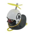 thumbnail image 2 of Pato Decorativo Negro Con Casco Modelo 2, 2 of 4