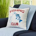 thumbnail image 2 of Cojines bordados con temática de pesca - Square Fishing Club, 2 of 3