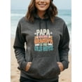 thumbnail image 3 of Funny Grandpa Sayings Hoodie for Men and Women, Unisex Pullover Hooded Sweatshirt, Comfortable Cotton Poly Blend, Grandpa Gift Casual Outfit, 3 of 5