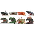 thumbnail image 3 of Dinosaur Hand Puppet Gloves Soft Rubber, Tyrannosaurus Rex, Triceratops, Simulation Animal Model-Jinjin, 3 of 4