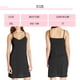 thumbnail image 2 of Camisola básica con tirantes finos ajustables para mujer, minivestido, combinación completa para mujer, debajo del vestido, tirantes finos ajustables, hasta la rodilla, ropa interior, ropa de dormir, 2 of 5