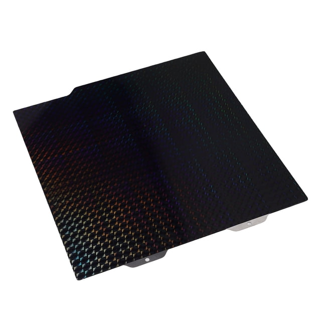 PTOOTP Carbon Texture Plate Spring Steel Printer Steel Plate Black Nonmagnetic Base for 3D Printing 1Pcs