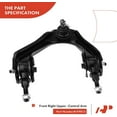 thumbnail image 3 of A-Premium 12Pcs Front Suspension Kit Control Arm Ball Joint Sway Bar Link Tie Rod End Compatible with Honda Accord 1990 1991 1992 1993, 3 of 9
