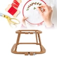 thumbnail image 1 of Double Layer Embroidery Frame, Desktop Embroidery Hoop Lap Stand, Cross Stitch Rack, Integrated Stitch Hoop Stand, Needlework Holder Tool for Quilting, Sewing Craft Projects, 1 of 7