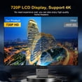 thumbnail image 6 of Cevemin Smart Projector with Auto Focus and Correction - 1080P Home Movie Projector with Bluetooth and WiFi for Home Theater Entertainment, 6 of 9