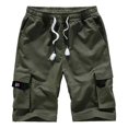 thumbnail image 1 of Bermudas 2024 Pantalones Cortos Cargo Holgados Y Casuales Pa, 1 of 8