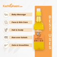 thumbnail image 5 of Truly Cold Pressed Sweet Almond Oil, Wood Pressed Unrefined Hexane Free Carrier Oil, Food Grade, 6.8 fl oz (200 ml), 5 of 8