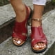 thumbnail image 5 of Zapatillas de verano para mujer, zapatos casuales para mujer, sandalias de cuña informales con boca de pez romano Wmkox8yii  nm7484, 5 of 9