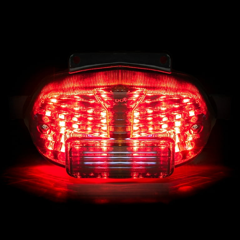 Krator Smoke LED Tail Light Integrated with Turn Signals