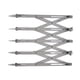 thumbnail image 3 of Stainless Steel Pastry Cutter with 5 Wheels - Multifunctional Dough Wheel Cutter for Accurate and Sa, 3 of 5