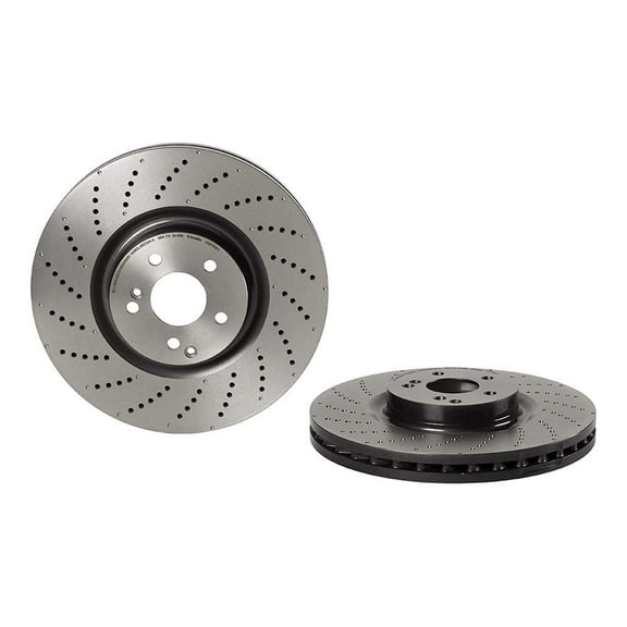 Brembo 08-19 Mercedes-Benz C63 AMG/12-14 E550 Front Premium UV Coated OE Equivalent Rotor