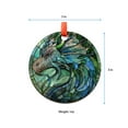 thumbnail image 5 of Blue Green Dragon: Ornament Style Wall or Window Hanging, 2025, Holiday Decoration, Seasonal Keepsake Gift, Unique Collectible, Window Hanging, Home 2025, Holiday Decoration,, 5 of 5