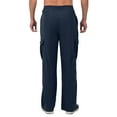 thumbnail image 3 of Men's Big & Tall Corduroy Cargo Sweatpants​ Dark Blue XL, 3 of 3