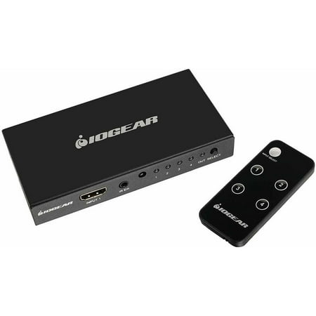 IOGear 4-Port 4K HDMI Switch and Remote IOGear 4-Port 4K HDMI Switch and Remote