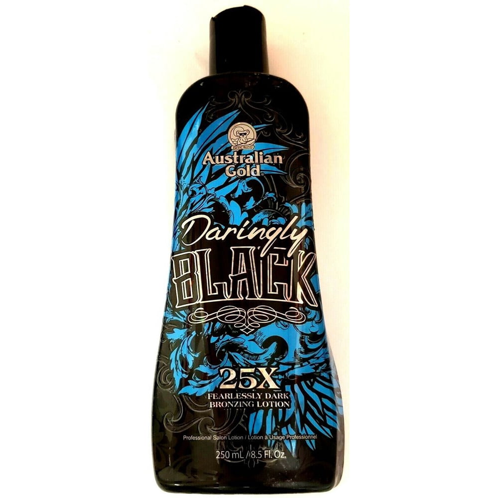 Australian Gold Daringly Black 25X Fearless Dark Bronzing Tanning Lotion Australian Gold Daringly Black 25X Fearless Dark Bronzing Tanning Lotion
