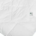 thumbnail image 4 of Sleepgram Twin Sized Pre Shrunk Lightweight Embroidered Comforter, White, 4 of 4