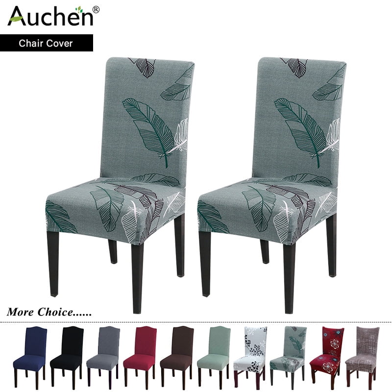 Details about   1 4 6 PC Jacquard Plain Chair Cover Slipcover Chair Protectors Dining Covers 