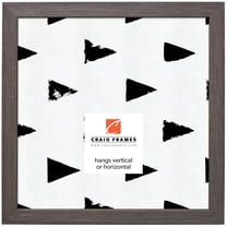 Craig Frames Farmhouse Essentials, 24x24 inch Picture Frame, Charcoal Grey