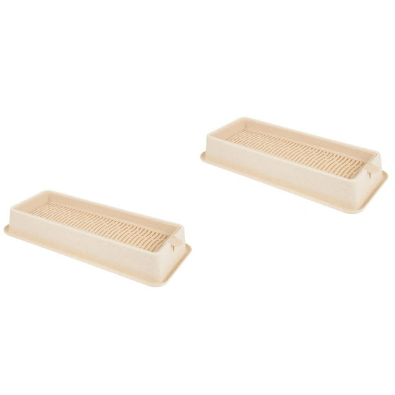 Hemoton 2pcs Cat Plant Nursery Box Breathable Cat Grass Catnip Planter Convenient Hydroponic Cat Plant Box