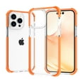 thumbnail image 1 of SaniMore for iPhone 14 Pro Max 6.7" 2022 Case, Ultra-clear Rugged Acrylic Backplane Shockproof Anti-fall Slim Lightweight Anti-scratch Anti-slip Cover For iPhone 14 Pro Max, Orange, 1 of 7